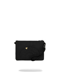 Sac bandoulière - BLACKED OUT EMBOSSED GOLD TOOTH CROSSOVER CLUTCH - SPRAYGROUND