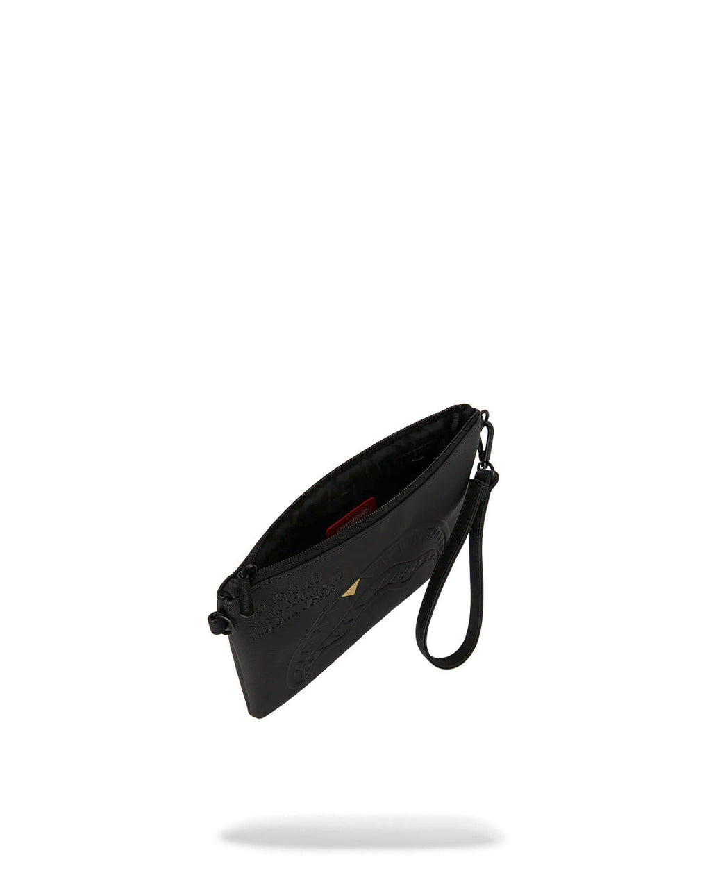 Sac bandoulière - BLACKED OUT EMBOSSED GOLD TOOTH CROSSOVER CLUTCH - SPRAYGROUND