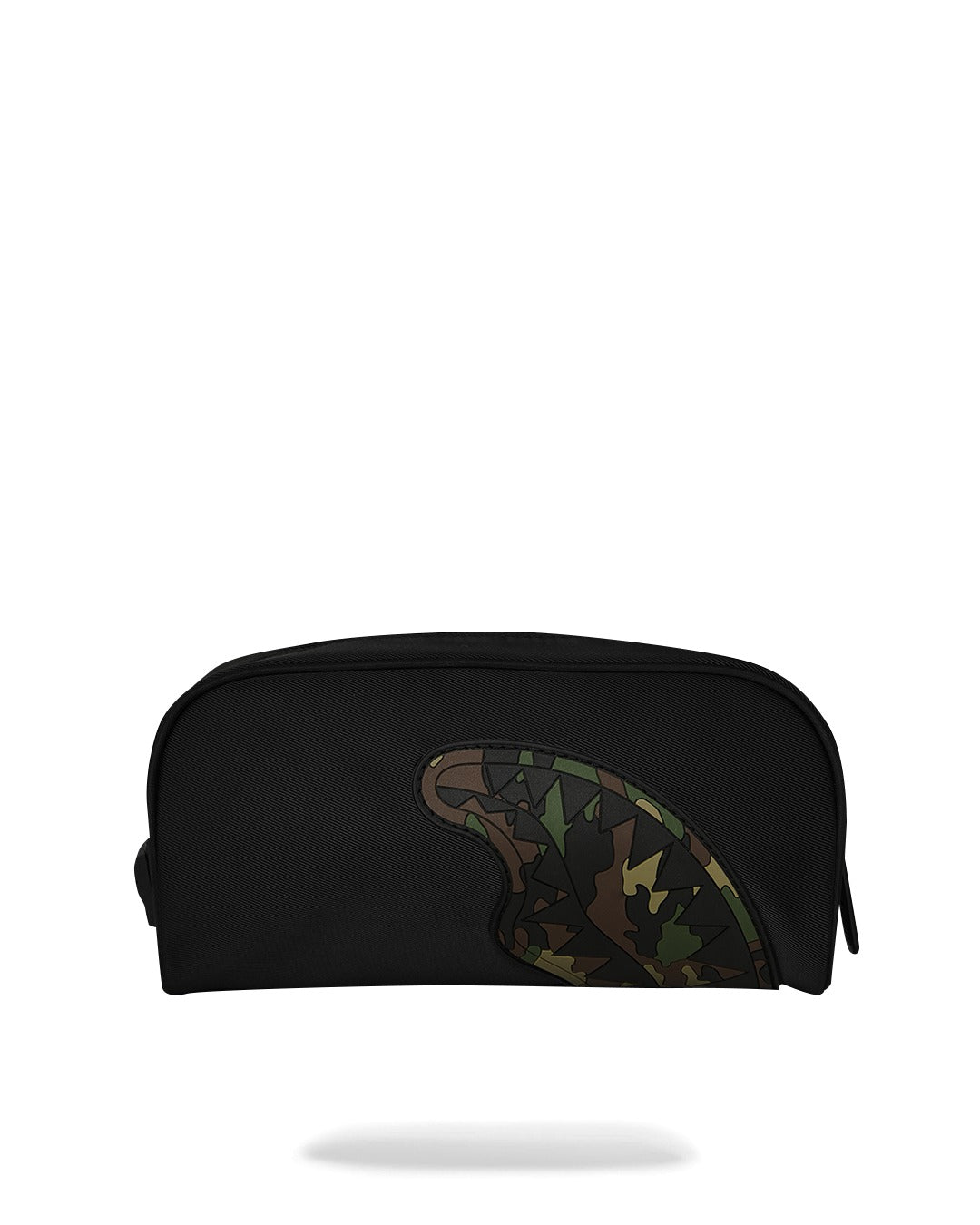 SHARK CENTRAL BLACK NYLON CAMO EMBOSSED SHARK POUCH Image principale du produit
