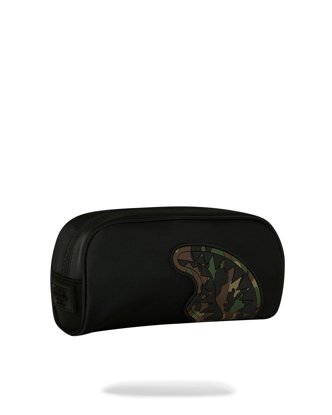 TROUSSE - SHARK CENTRAL BLACK NYLON CAMO EMBOSSED SHARK POUCH - SPRAYGROUND Image secondaire du produit