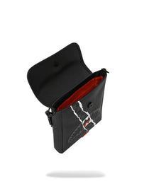 Sac - CENTER RIP REVEALING GRAY CHECK MESSENGER SLING - SPRAYGROUND