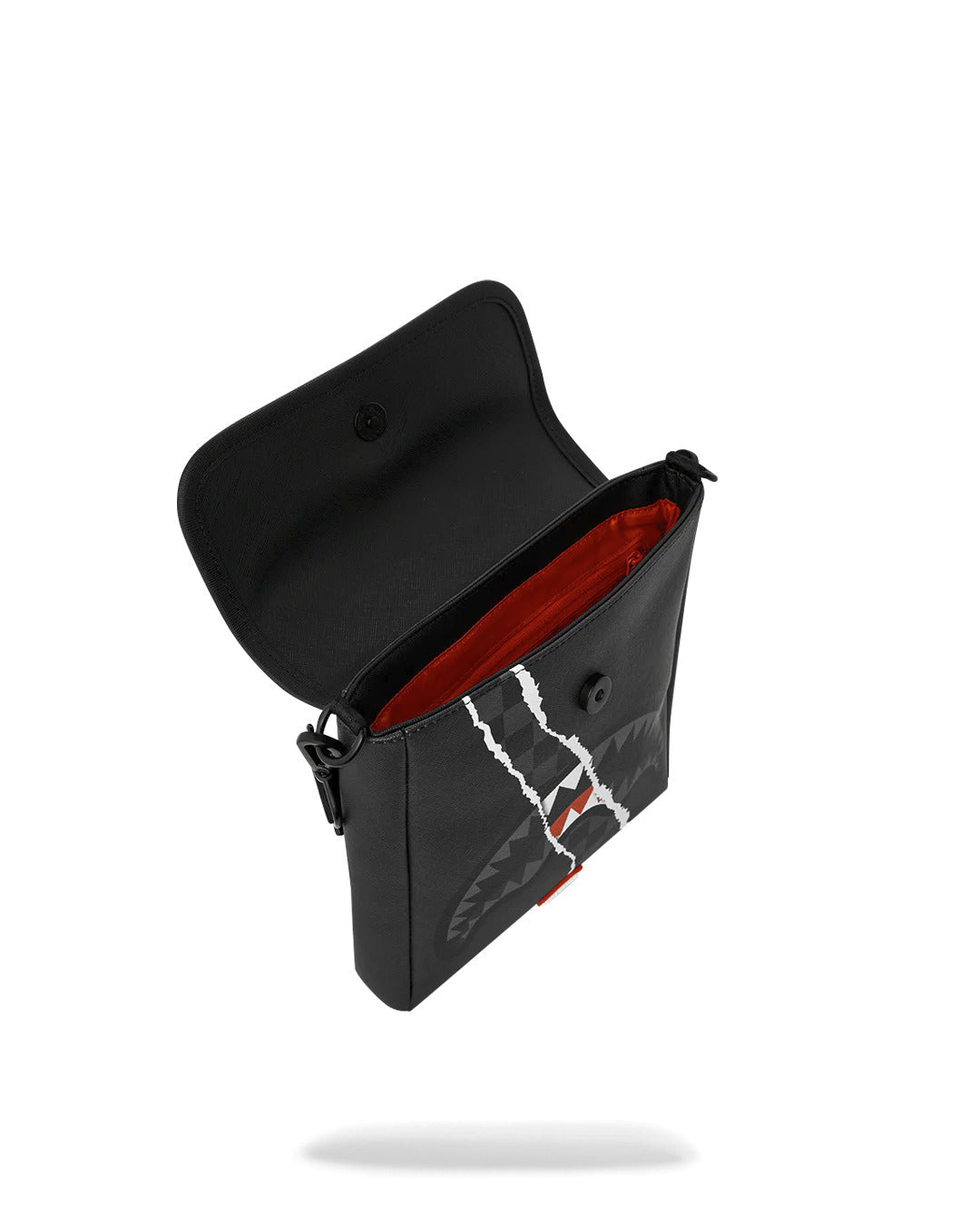 Sac - CENTER RIP REVEALING GRAY CHECK MESSENGER SLING - SPRAYGROUND