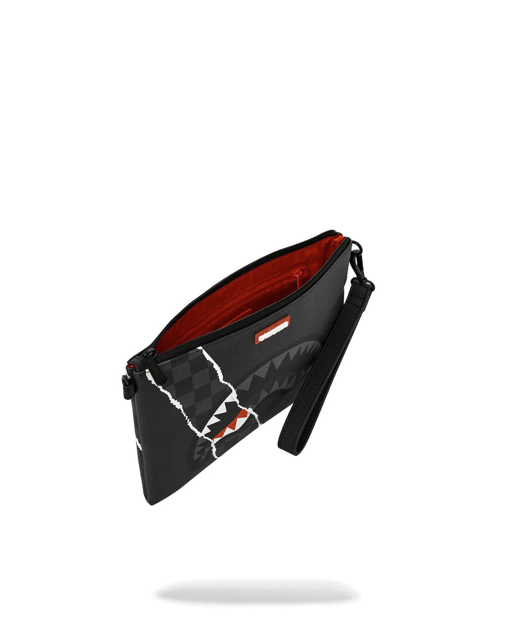 Sac - CENTER RIP REVEALING GRAY CHECK CROSSOVER CLUTCH - SPRAYGROUND