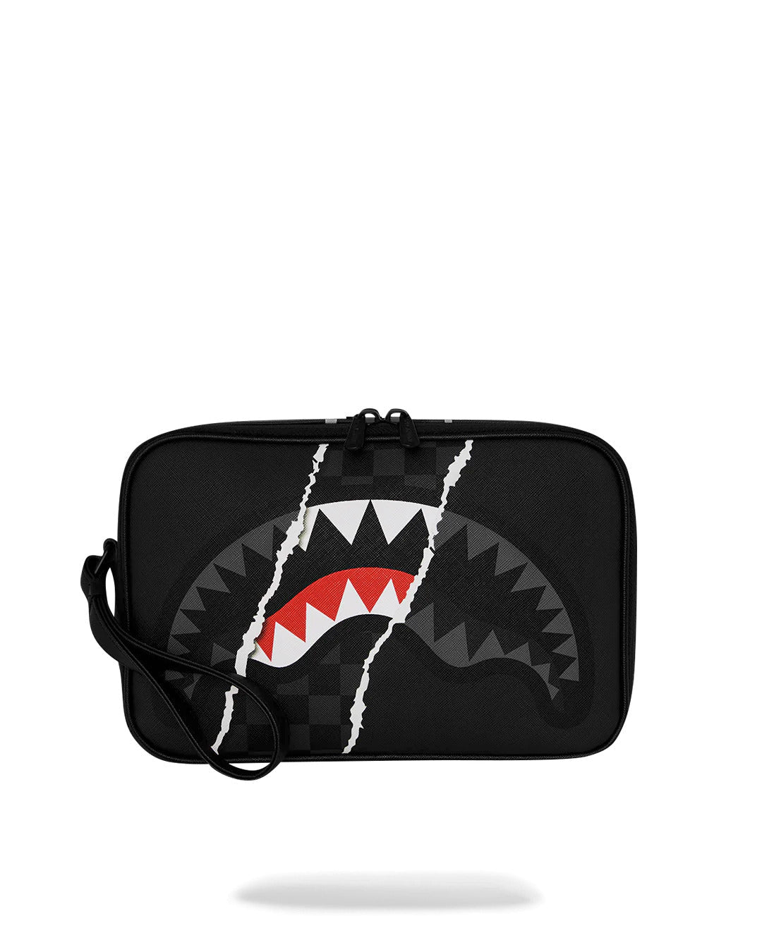 Trousse de toilette - CENTER RIP REVEALING GRAY CHECK TOILETRY BRICK - SPRAYGROUND