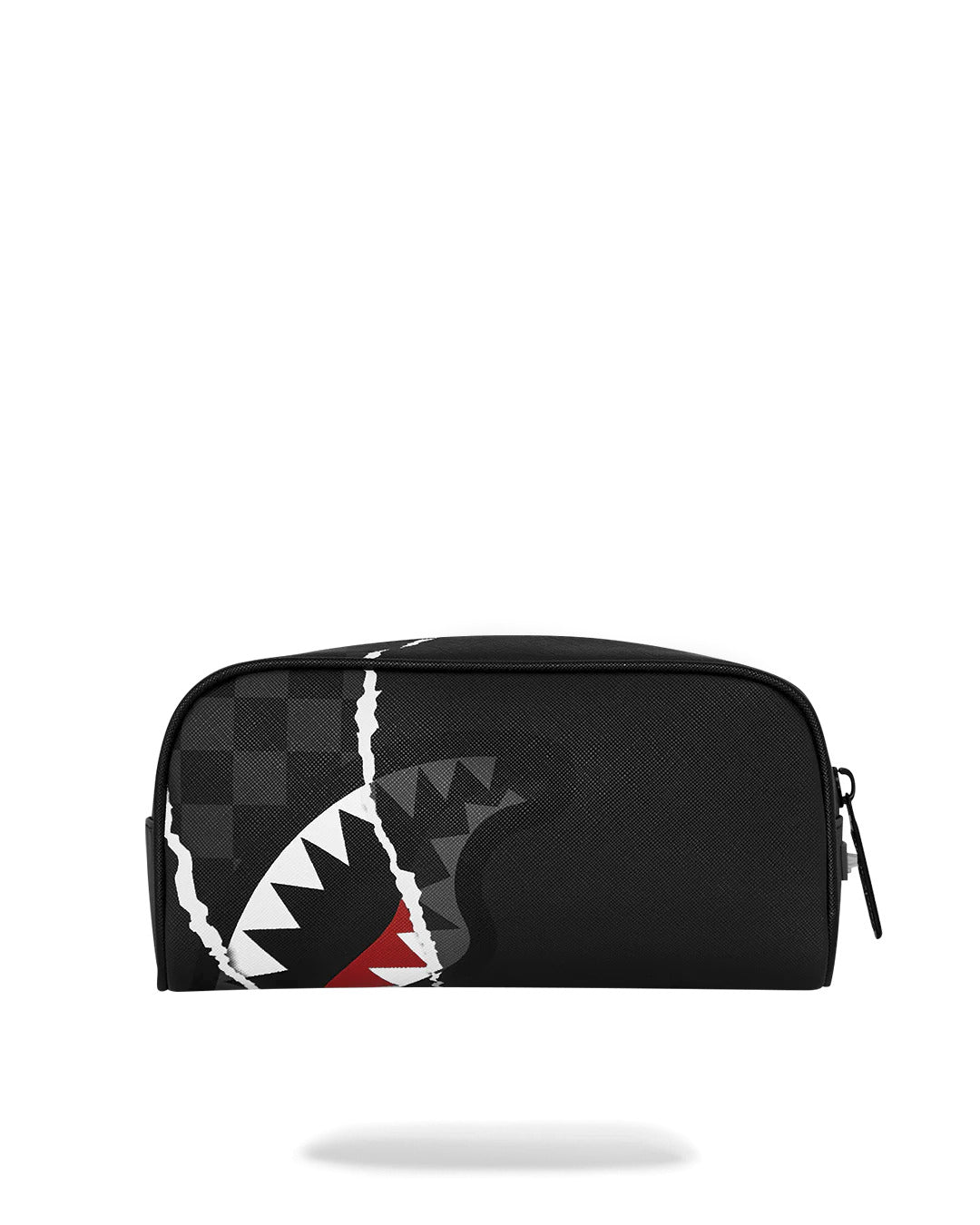 CENTER RIP REVEALING GRAY CHECK POUCH Image principale du produit
