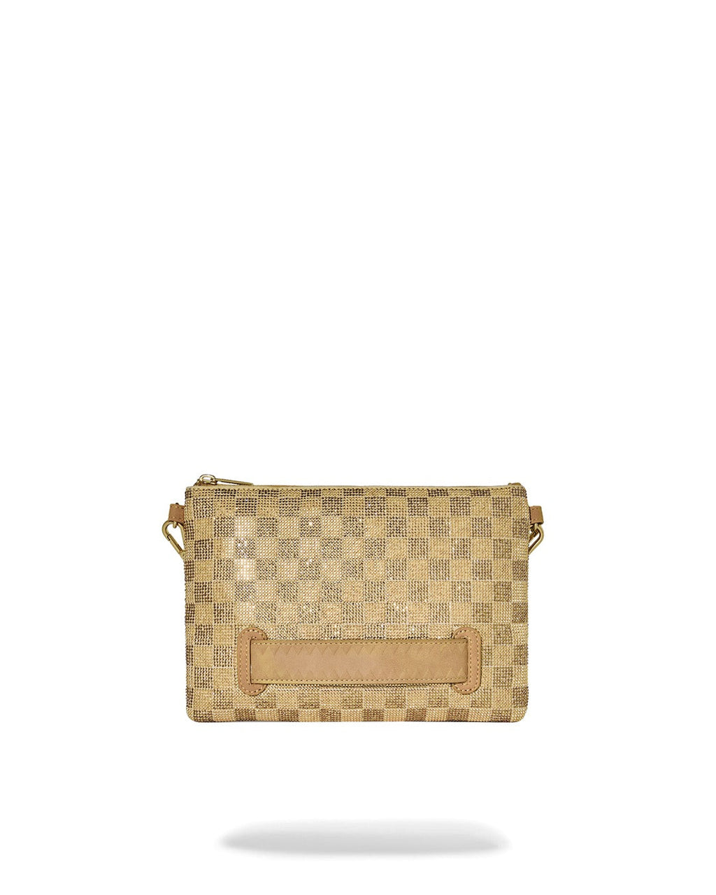 2 TONE GOLD TRINITY CROSSOVER CLUTCH