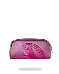 TROUSSE - METALLIC PINK METALLIC DRIP POUCH - SPRAYGROUND