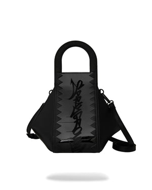 LUX BLACK GHOST DRIP HANDBAG