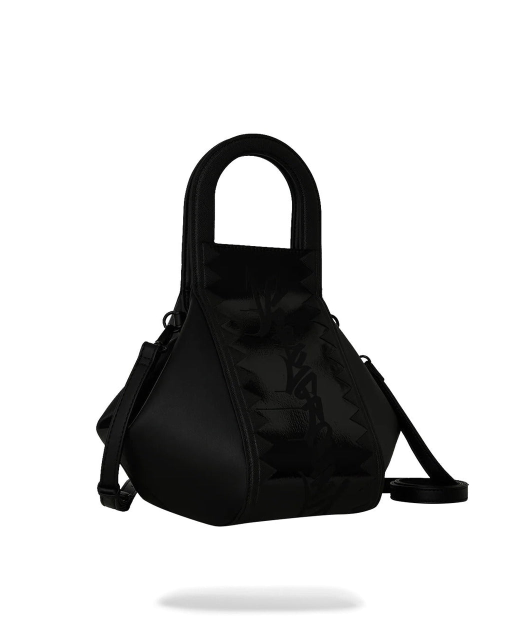 LUX BLACK GHOST DRIP HANDBAG