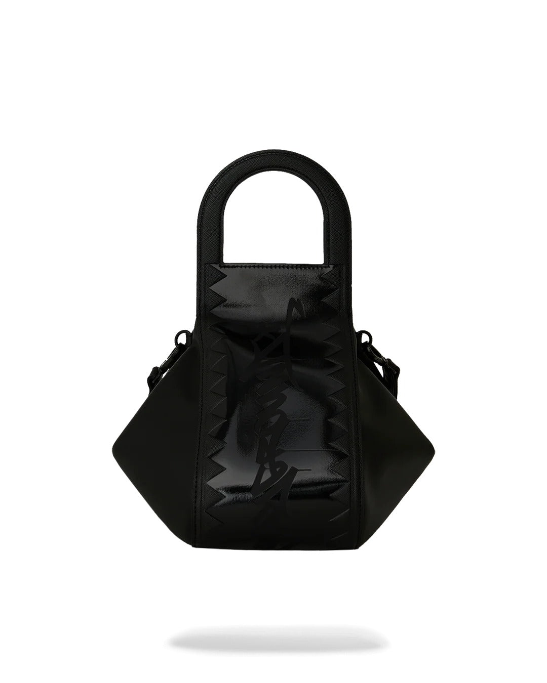 LUX BLACK GHOST DRIP HANDBAG