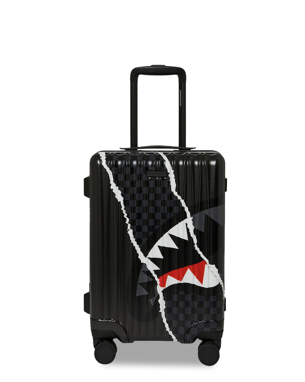 Valise  - CENTER RIP REVEALING GRAY CHECK CARRY-ON LUGGAGE - SPRAYGROUND