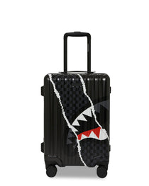 Valise  - CENTER RIP REVEALING GRAY CHECK CARRY-ON LUGGAGE - SPRAYGROUND