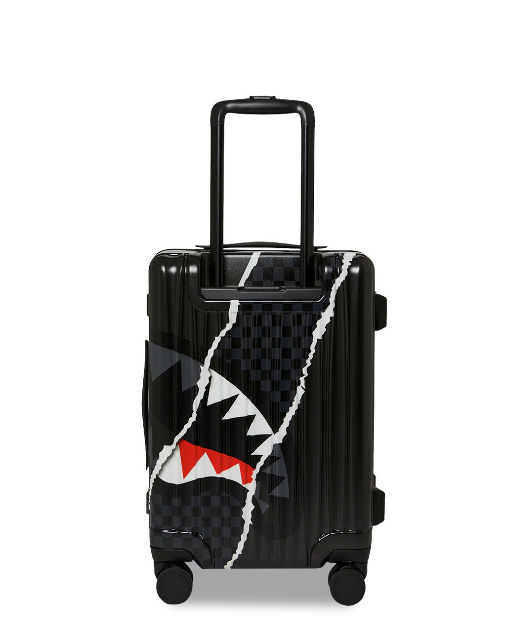 Valise  - CENTER RIP REVEALING GRAY CHECK CARRY-ON LUGGAGE - SPRAYGROUND