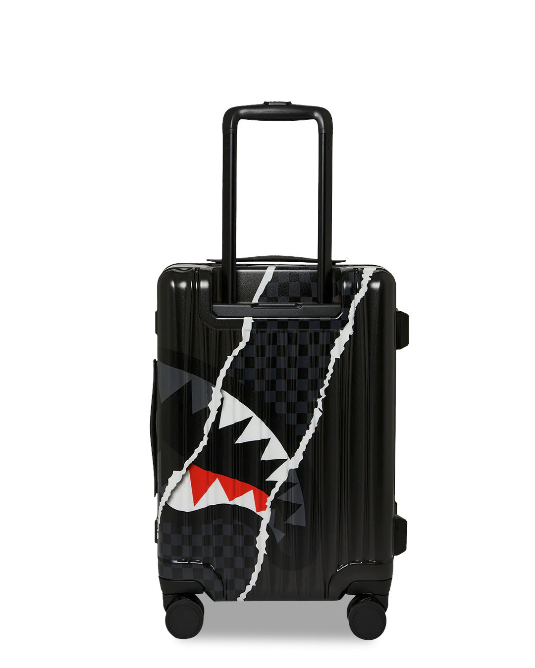 Valise  - CENTER RIP REVEALING GRAY CHECK CARRY-ON LUGGAGE - SPRAYGROUND