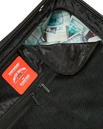 Valise  - CENTER RIP REVEALING GRAY CHECK FULL-SIZE LUGGAGE - SPRAYGROUND