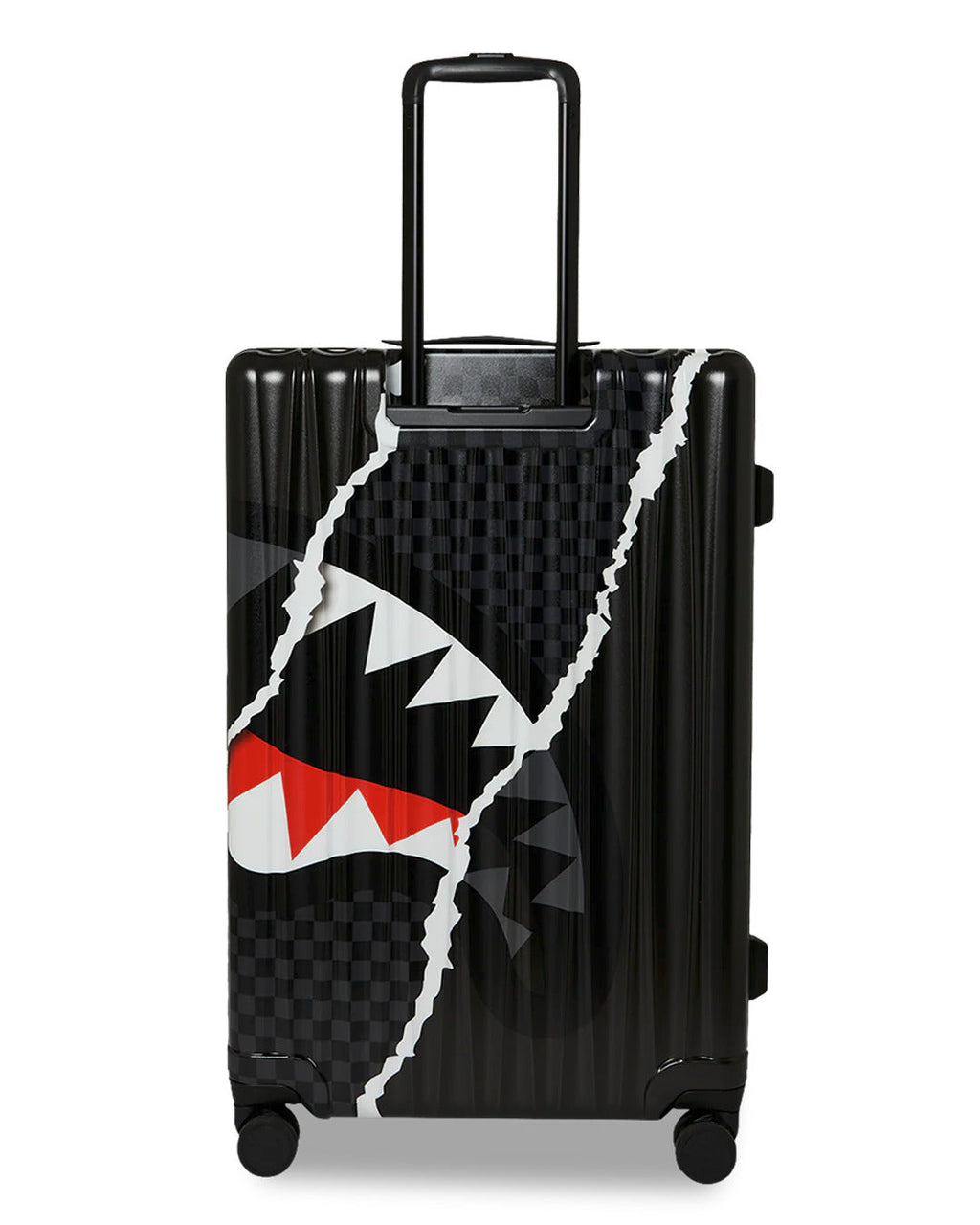 Valise  - CENTER RIP REVEALING GRAY CHECK FULL-SIZE LUGGAGE - SPRAYGROUND