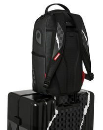 Valise  - CENTER RIP REVEALING GRAY CHECK FULL-SIZE LUGGAGE - SPRAYGROUND