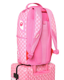 Sprayground PINK NEW CHECK FACES CARRY-ON LUGGAGE - vue 8
