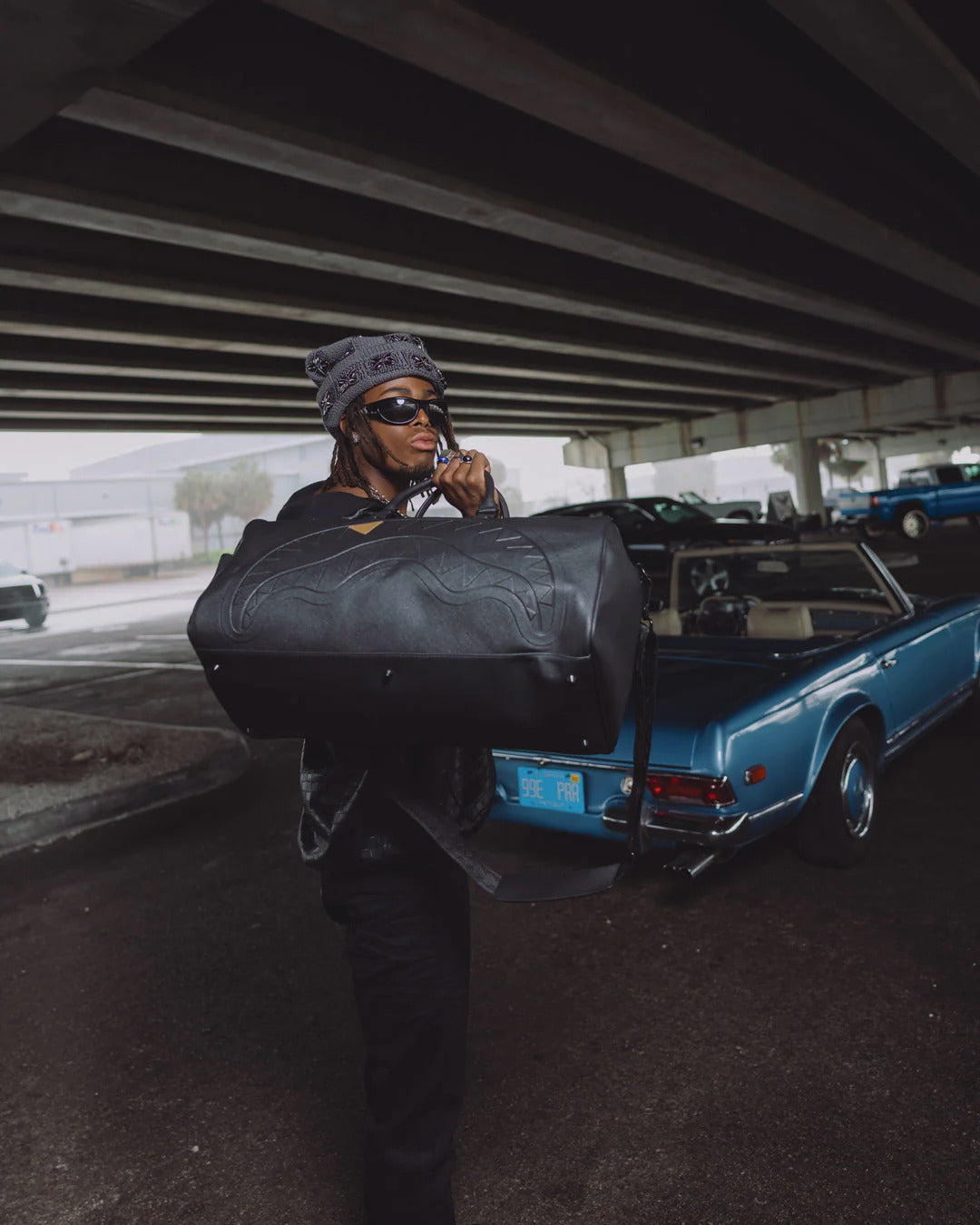 Sac duffle - BLACKED OUT EMBOSSED GOLD TOOTH DUFFLE - SPRAYGROUND Image secondaire du produit