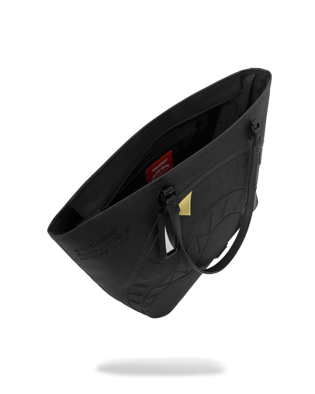Tote – BLACKED OUT EMBOSSED GOLD TOOTH TOTE – SPRAYGROUND