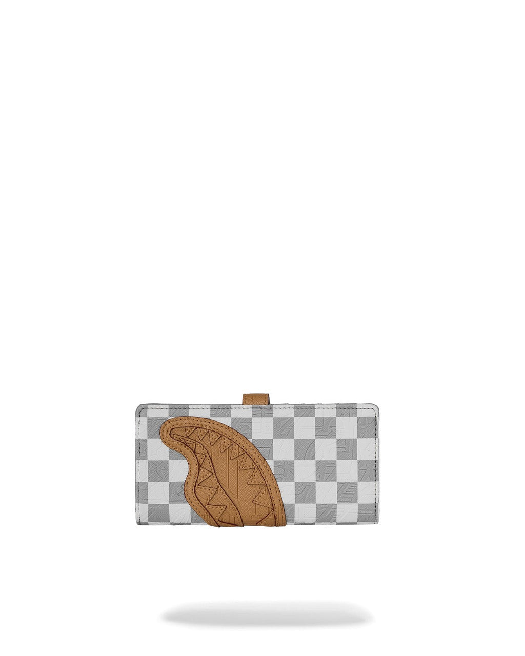Portefeuille - EMBOSSED CREAM CHECK SINGLE FOLD WALLET - SPRAYGROUND
