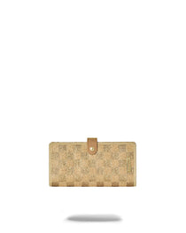 Portefeuille - 2 TONE GOLD TRINITY SINGLE FOLD WALLET - SPRAYGROUND