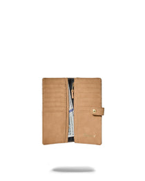 Portefeuille - 2 TONE GOLD TRINITY SINGLE FOLD WALLET - SPRAYGROUND