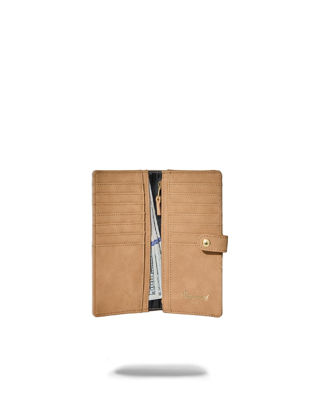 Portefeuille - 2 TONE GOLD TRINITY SINGLE FOLD WALLET - SPRAYGROUND
