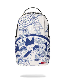 Sac à dos - BLUE INK DOODLE BACKPACK - SPRAYGROUND