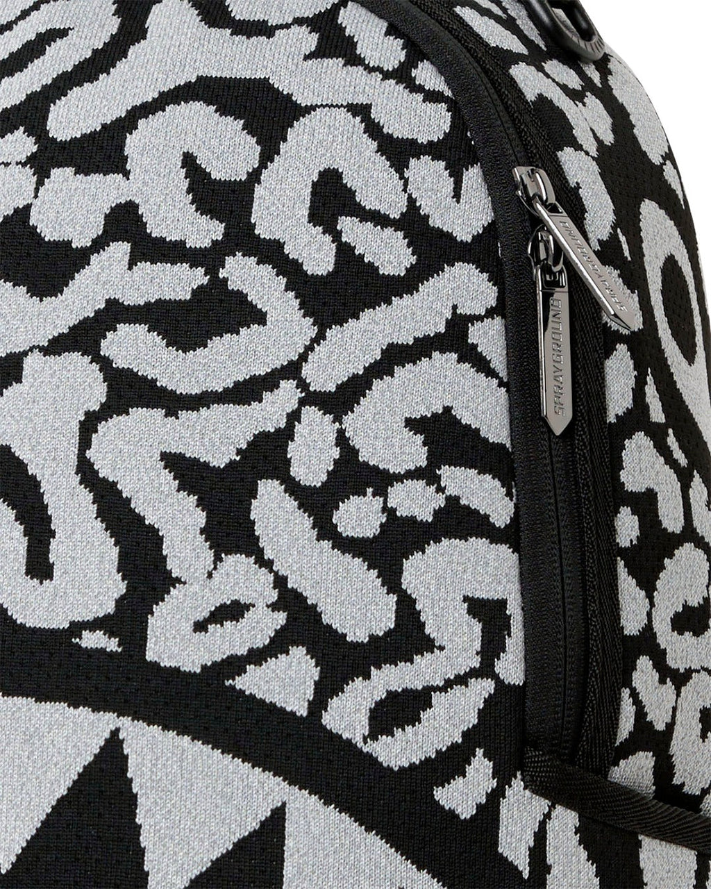 Sprayground Nocturnal Predator Backpack - détail matière et fermeture