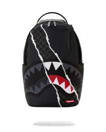 Sac à dos - CENTER RIP REVEALING GRAY CHECK BACKPACK - SPRAYGROUND