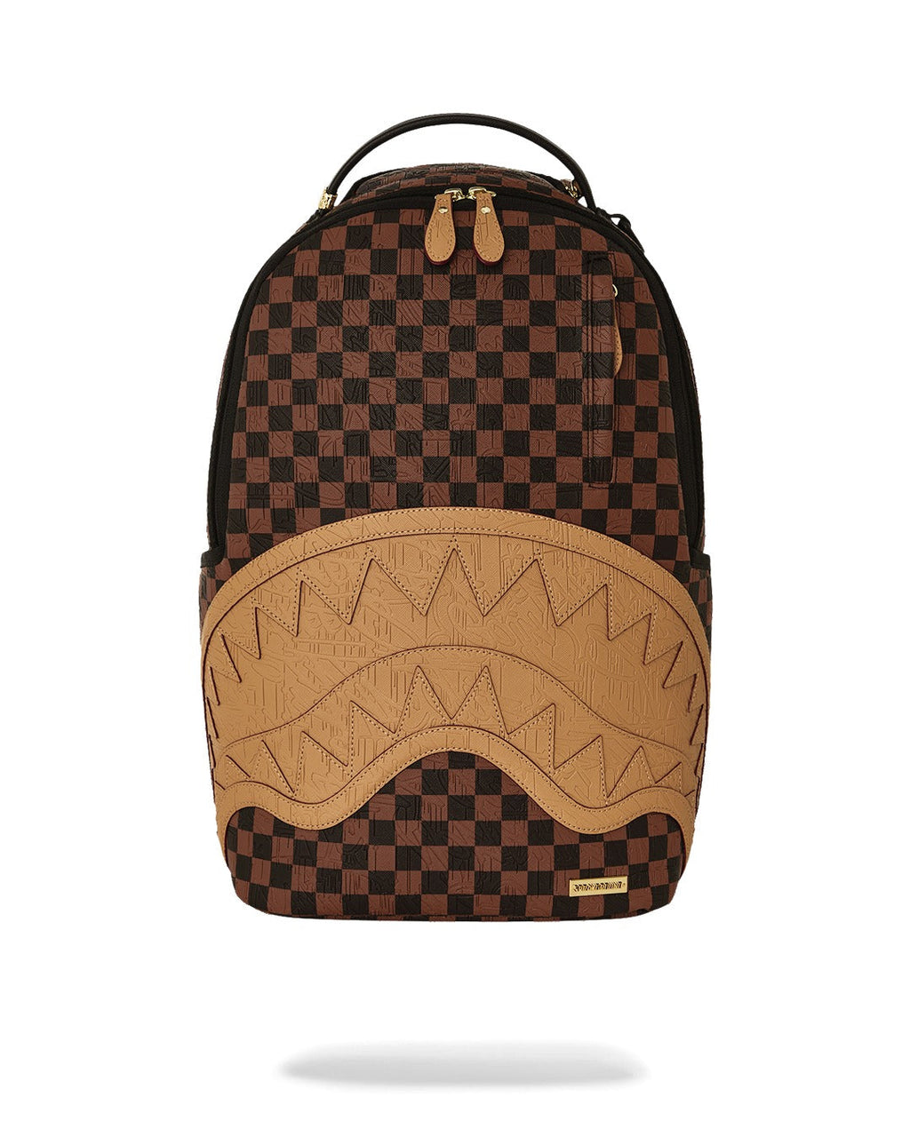 Sac à dos - EMBOSSED CHECK BROWN BACKPACK - SPRAYGROUND