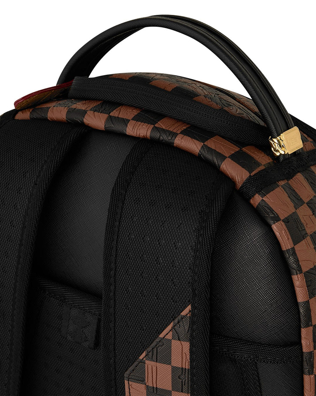Sac à dos - EMBOSSED CHECK BROWN BACKPACK - SPRAYGROUND