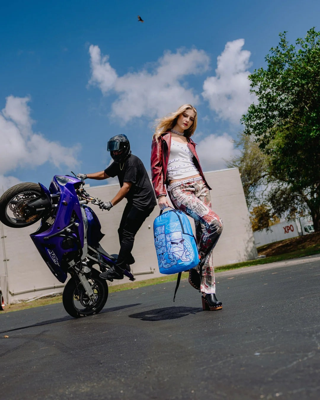 Sac à dos - MONEY BOYS COLOR BLOCK DOODLE BACKPACK - SPRAYGROUND