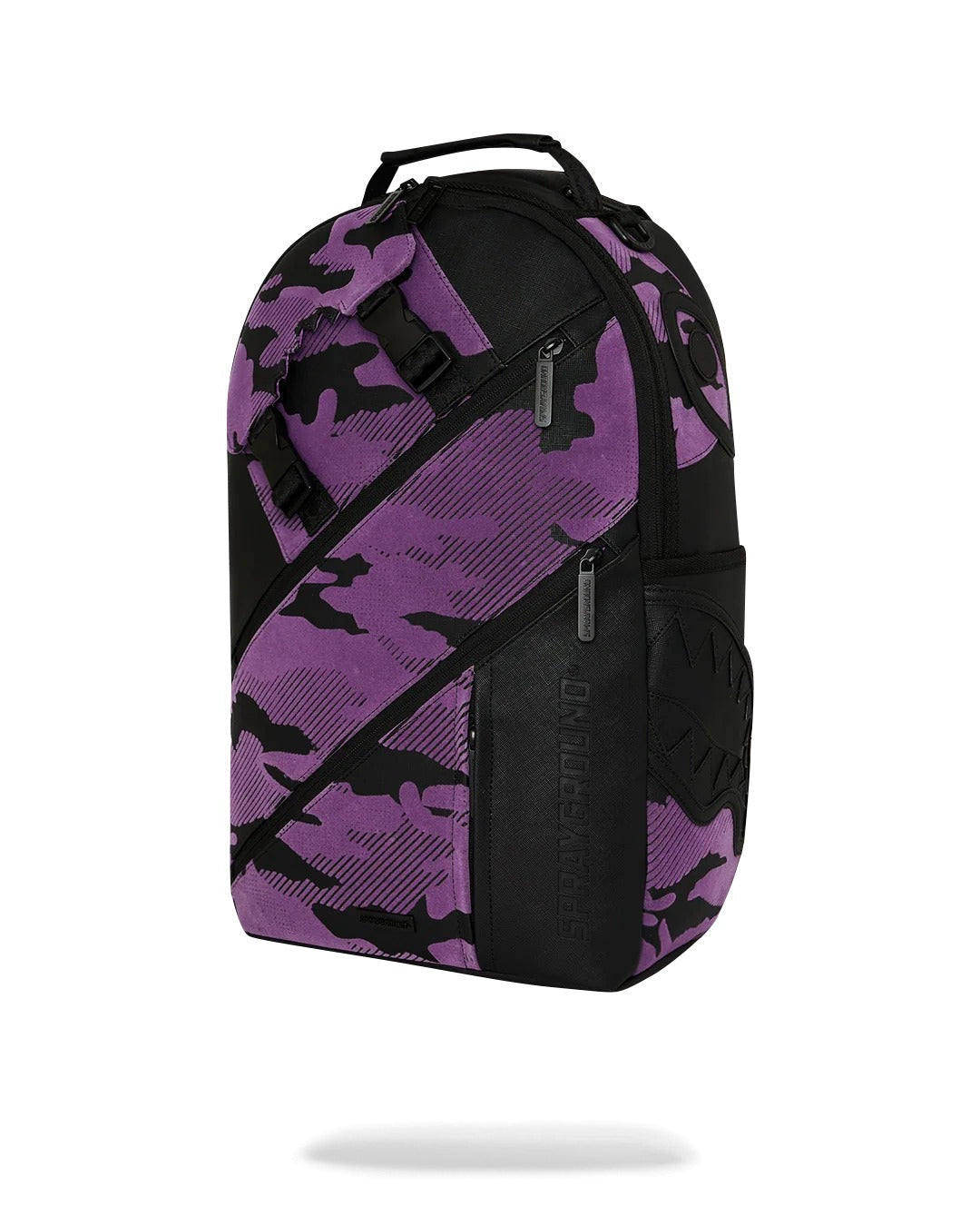 Sac à dos - PURPLE FLOCKED CAMO BACKPACK - SPRAYGROUND