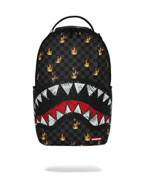 Sac à dos - SCRIBBLE FIRE CHECK BACKPACK - SPRAYGROUND
