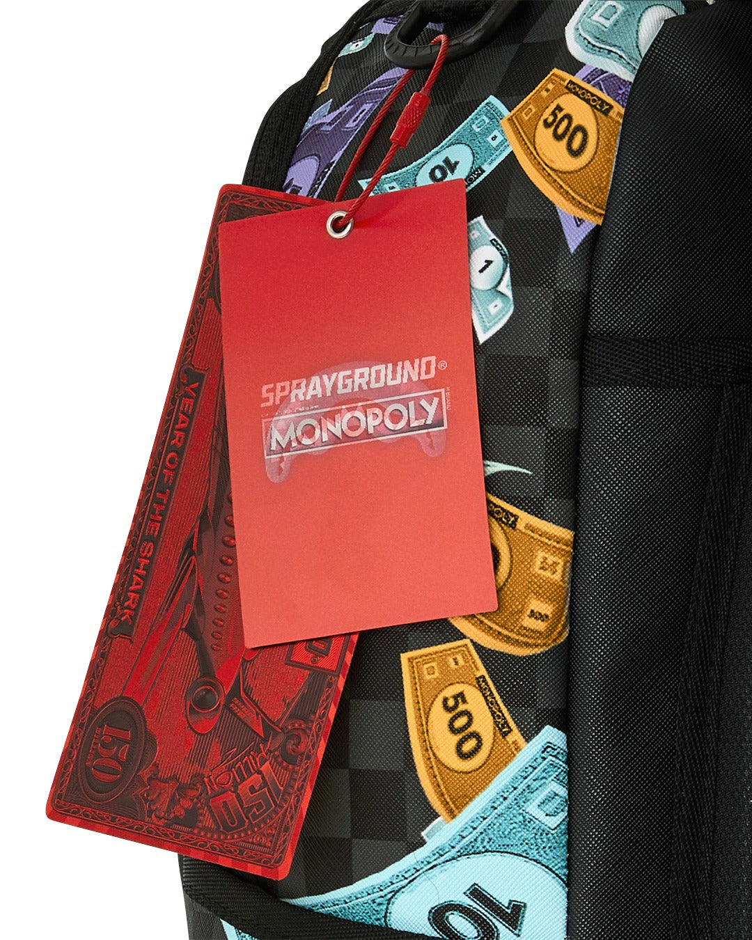 Sac à dos - MONOPOLY GO SHARKMOUTH STENCIL BACKPACK - SPRAYGROUND