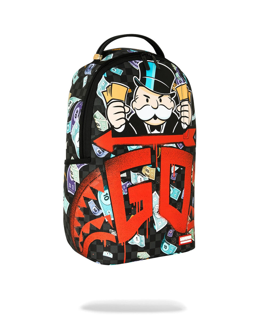 Sac à dos - MONOPOLY GO SHARKMOUTH STENCIL BACKPACK - SPRAYGROUND
