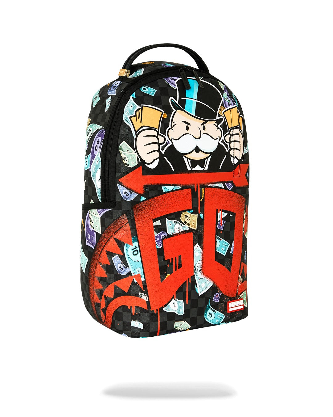 Sac à dos - MONOPOLY GO SHARKMOUTH STENCIL BACKPACK - SPRAYGROUND