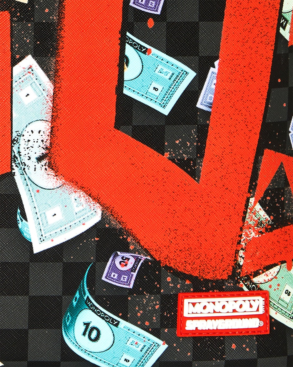 Sac à dos - MONOPOLY GO SHARKMOUTH STENCIL BACKPACK - SPRAYGROUND