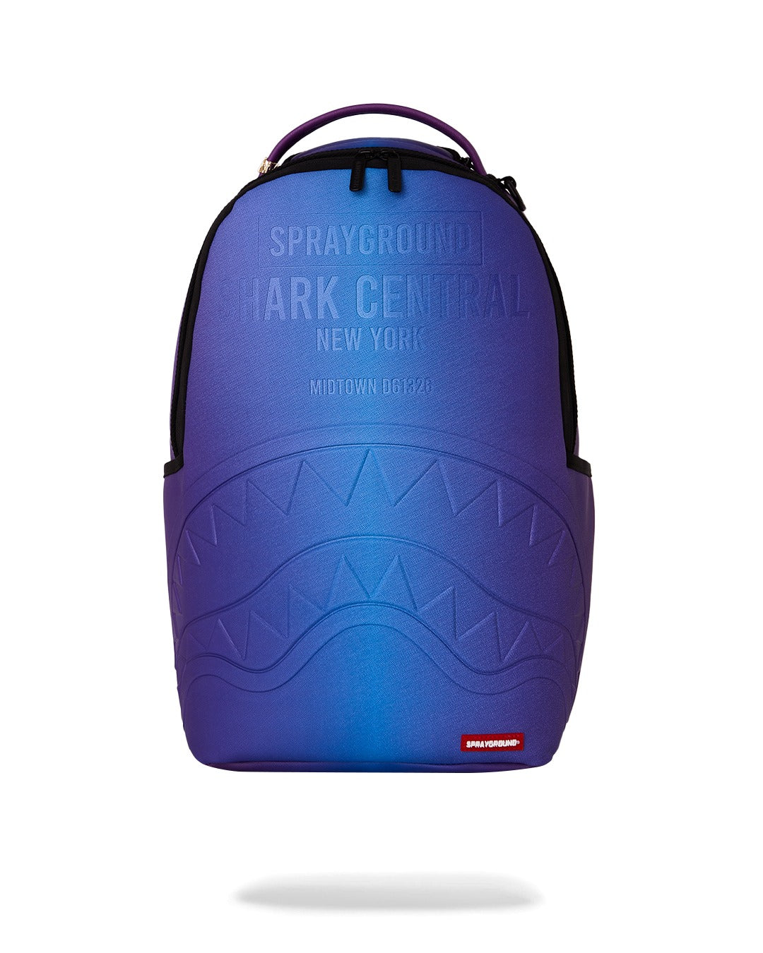 Sac à dos - SHARK CENTRAL EMBOSSED DUSK NYLON BACKPACK - SPRAYGROUND