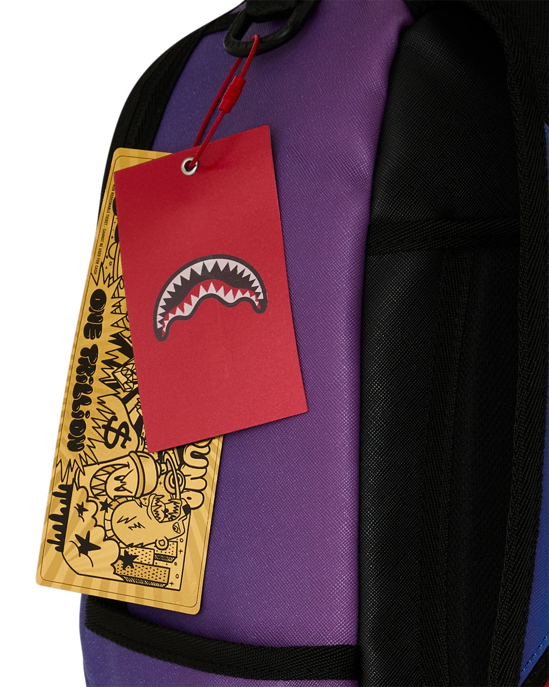 Sac à dos - SHARK CENTRAL EMBOSSED DUSK NYLON BACKPACK - SPRAYGROUND