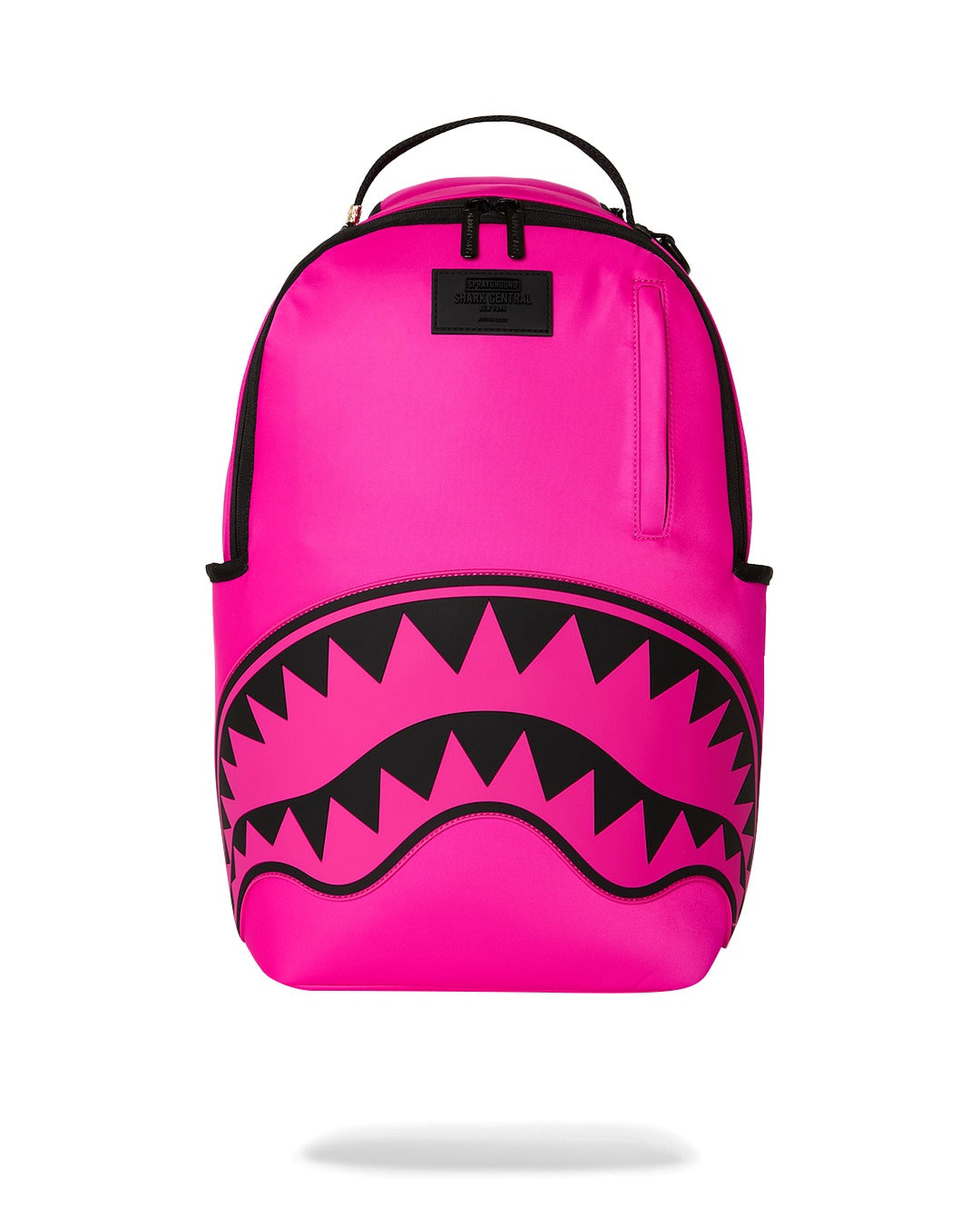 Sac à dos - SHARK CENTRAL WHITE STENCIL SHARK PINK NYLON BACKPACK - SPRAYGROUND
