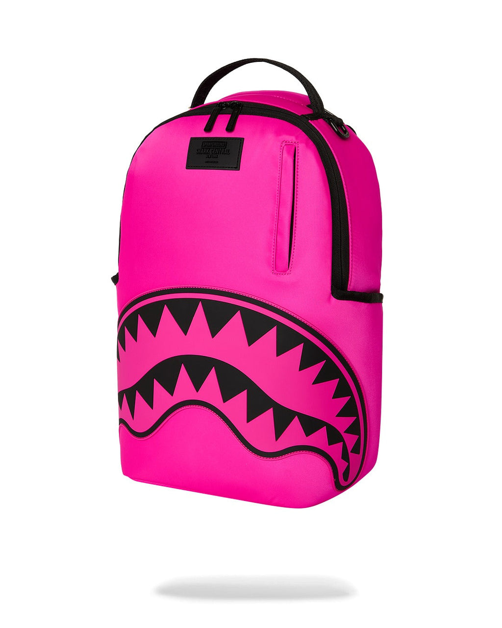 Sac à dos - SHARK CENTRAL WHITE STENCIL SHARK PINK NYLON BACKPACK - SPRAYGROUND