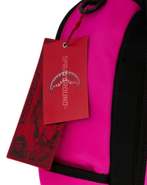 Sac à dos - SHARK CENTRAL WHITE STENCIL SHARK PINK NYLON BACKPACK - SPRAYGROUND