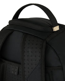 SHARK CENTRAL BLACK NYLON GRAY EMBOSSED BACKPACK