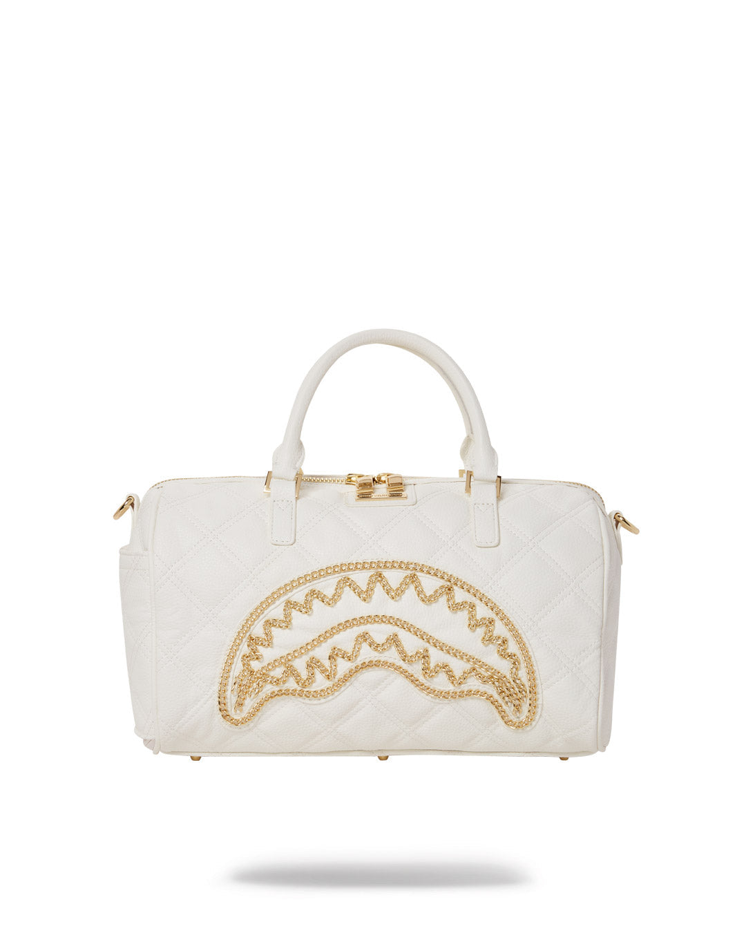 Rivieria White Gold Mini Duffle Sprayground – Face avant Image principale du produit