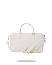 Rivieria White Gold Mini Duffle Sprayground – Dos et bandoulière