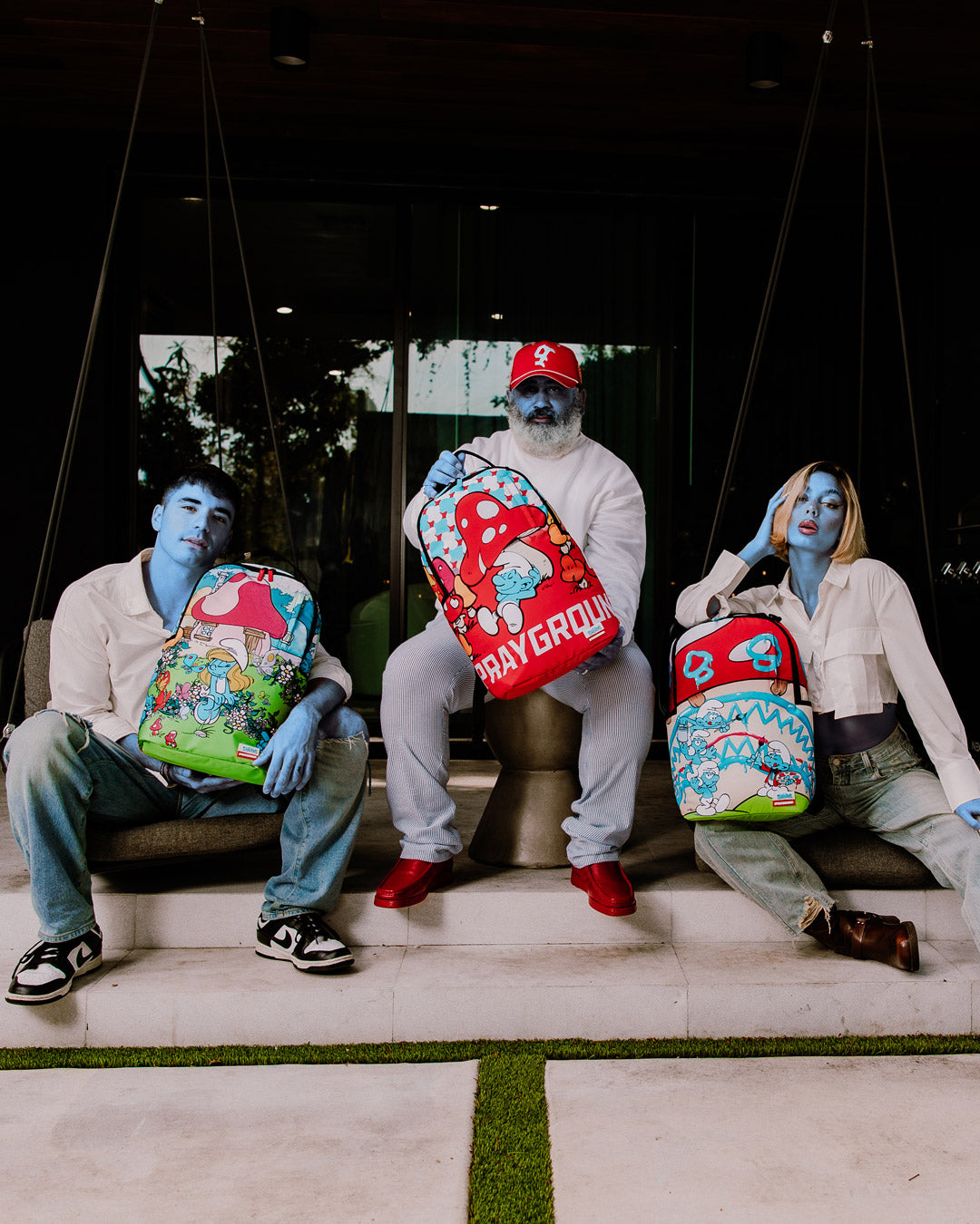 Sac à dos - SMURFS ART PARTY BACKPACK - SPRAYGROUND