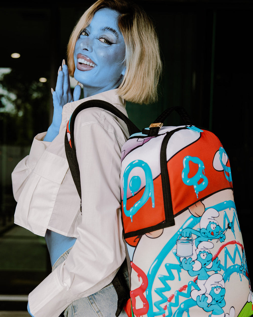Sac à dos - SMURFS ART PARTY BACKPACK - SPRAYGROUND